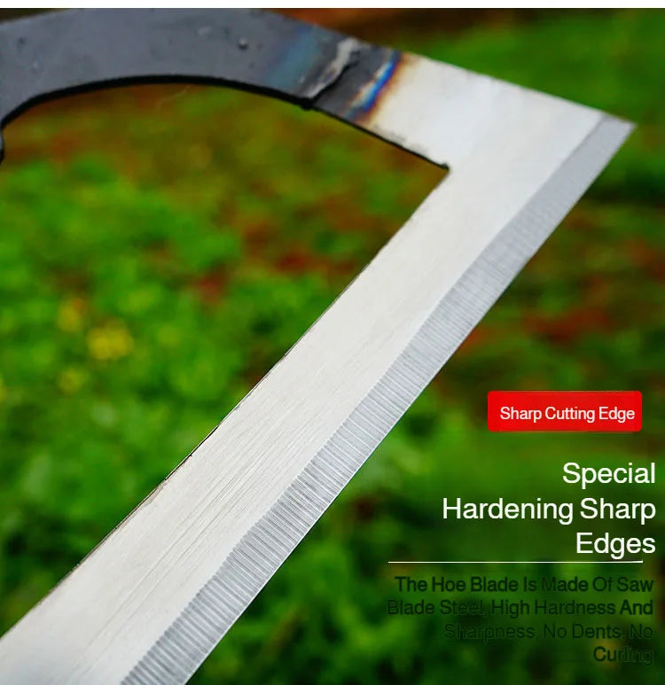 Manganese Steel Weeding Hoe — Handheld Hollow Garden Hoe 14–26cm