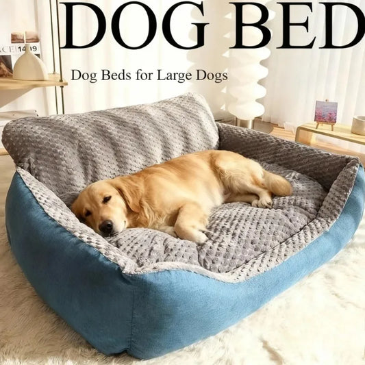 Extra Large Washable Dog Bed - Warm Quick-Dry Winter Mat