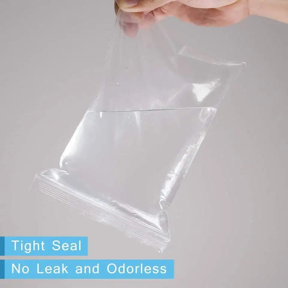 Thicken Clear Zipper Sealed Bags – Heavy-Duty Reclosable Plastic Storage Pouches for Jewelry, Food & Small Parts | Wholesale