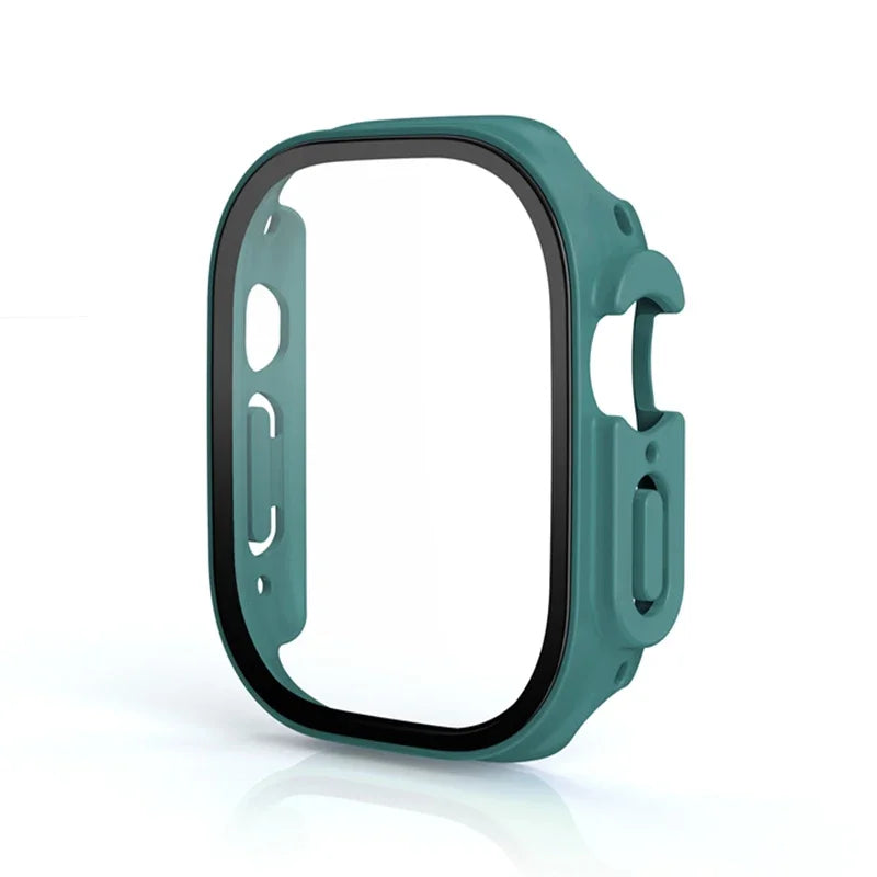 For Apple Watch Ultra 3 49mm 2026 PC Bumper+Screen Protector Tempered Glass+Cover for apple watch Case ultra 2/Ultra Accessories