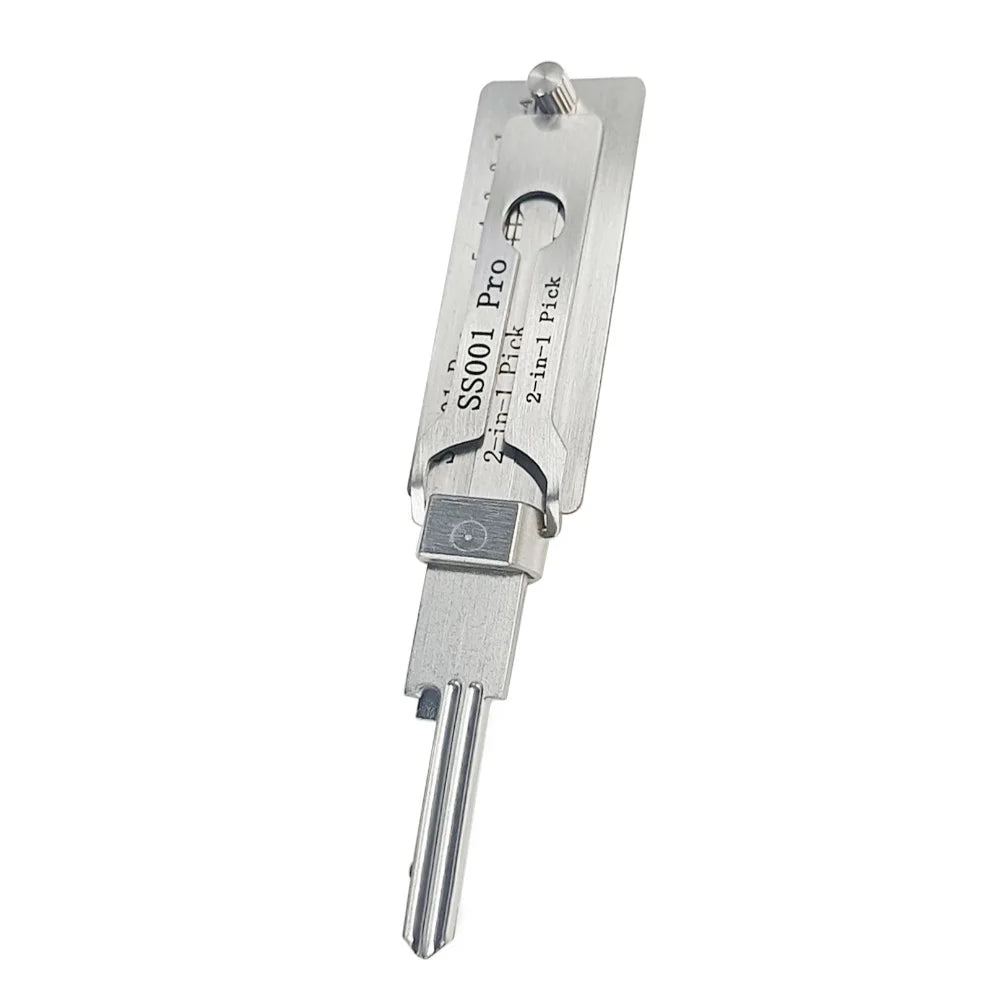 Stainless Steel Precision Tool SS001 Pro O-ring Pickup Kit Hook Tool Maintenance Repair Kit Key Decoder Only for Straight Groove