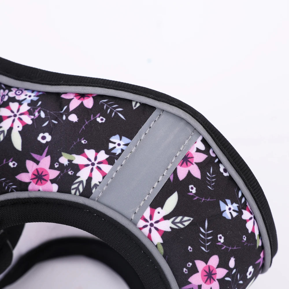 Small Dog Harness Leash Set Cute Traction Bracelet Medium Cat Collar Suit Soft Puppy Vest Harness Adjustable Pet Accessories