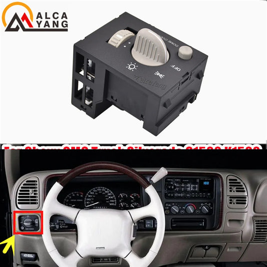 Headlight Dimmer Control Switch for Chevy Silverado & GMC 1995-1999