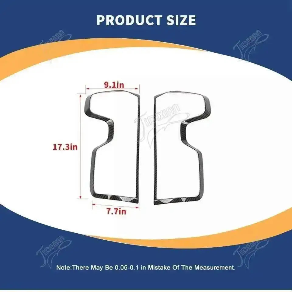 JIDIXIAN Car Rear Tail Light Lamp Taillight Decoration Cover for Chevrolet Silverado 2019 2020 2021 2022 2023 2024 2025 2026