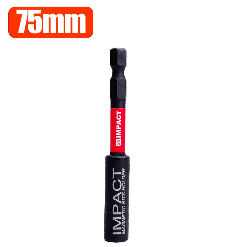 Torx Impact Tough Magnetic Screwdriver Bit S2 Steel Steel Long Extension Driver Drill Bits Hex Shank Batch Head with Base Holder