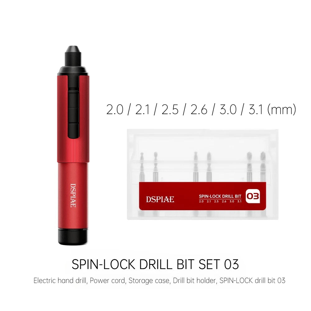 DSPIAE AT-ED01 Orbit Electric Hand Drill Screwdriver for Gunpla Plastic Wooden Soft Metal Drilling Model DIY Assembly Hobby Tool
