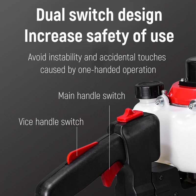 Gas-Powered 2-Stroke Hedge Trimmer for Pruning & Trimming