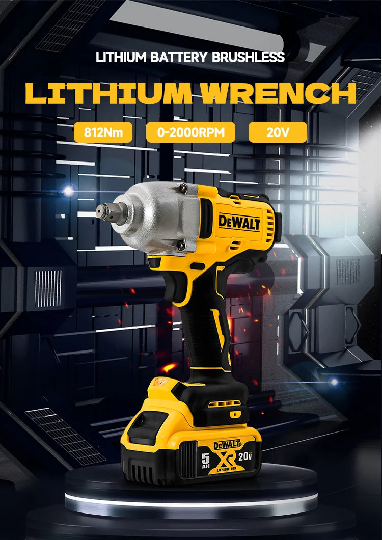 Dewalt DCF892 20V Brushless Impact Wrench – 812N.m High Torque Cordless Electric Tool