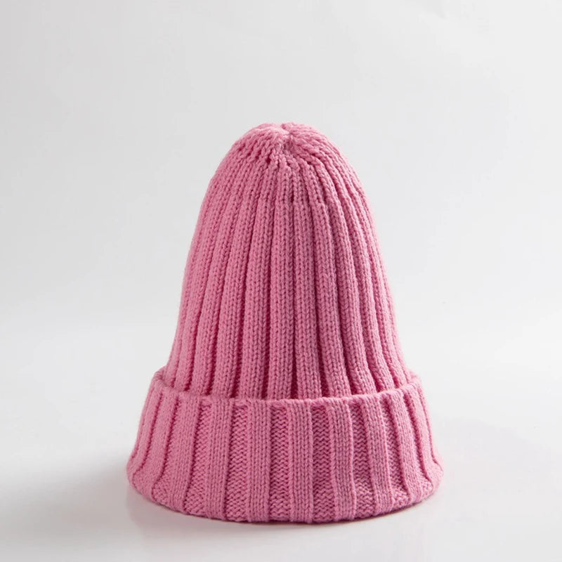 Kids Crochet Knit Bonnet Beanie - Solid Winter Hat 1-6 Years - photo 10