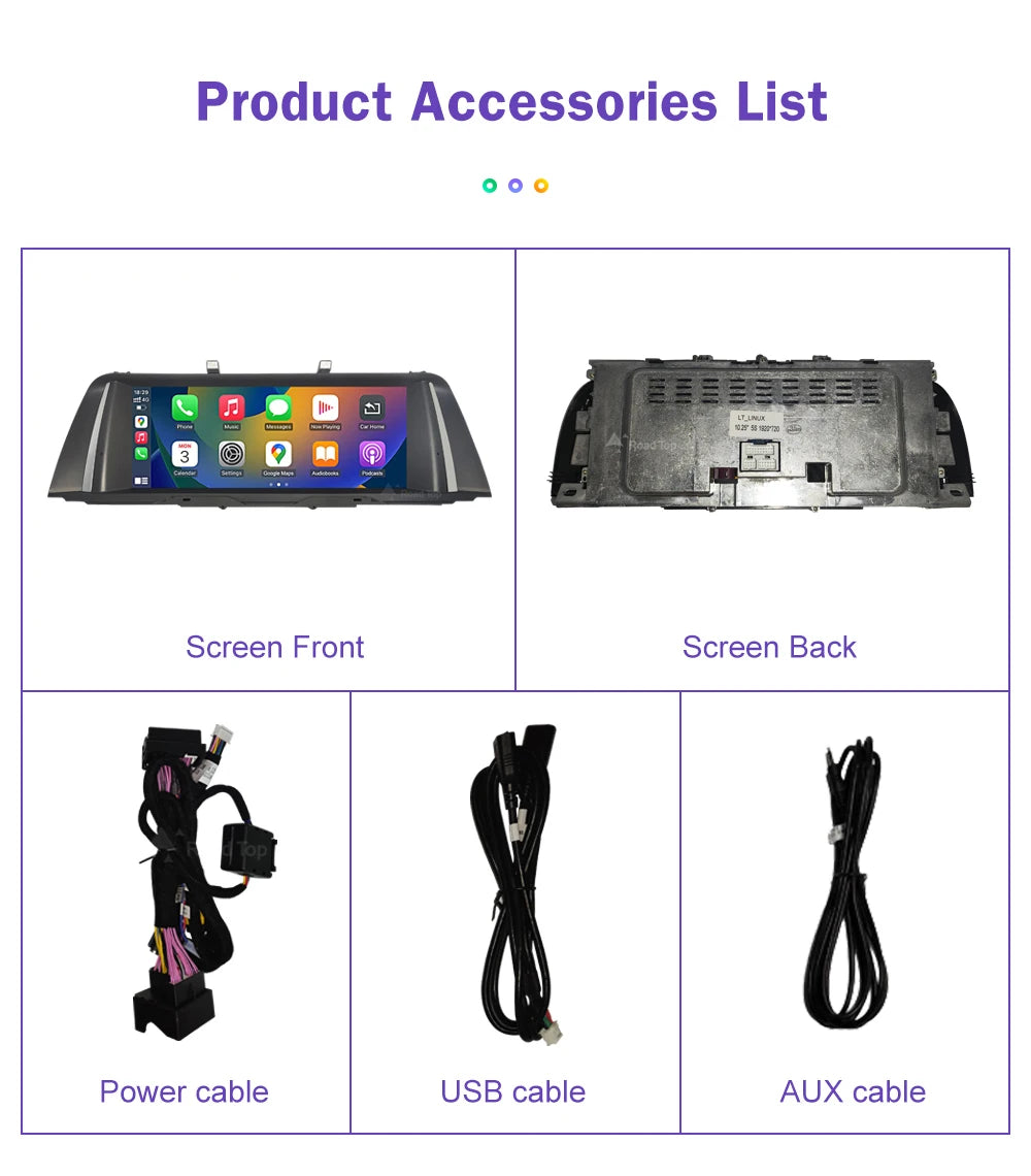 10.25" 12.3" Multimedia Touch Screen For BMW 5 Series F10 F11 CIC NBT System 2026-2026 Wireless Carplay Android Auto Car Radio
