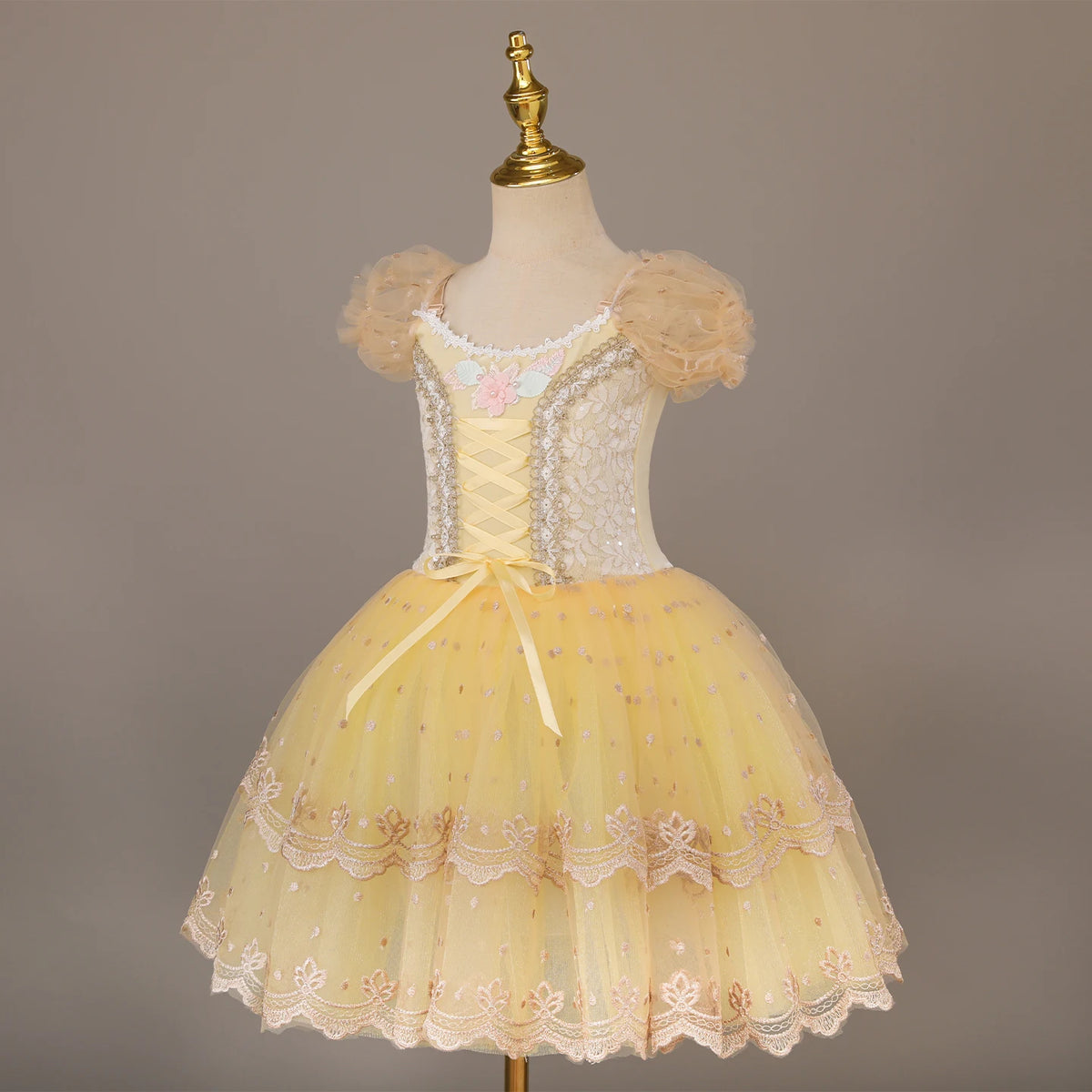 Red Giselle long ballet tutu dress