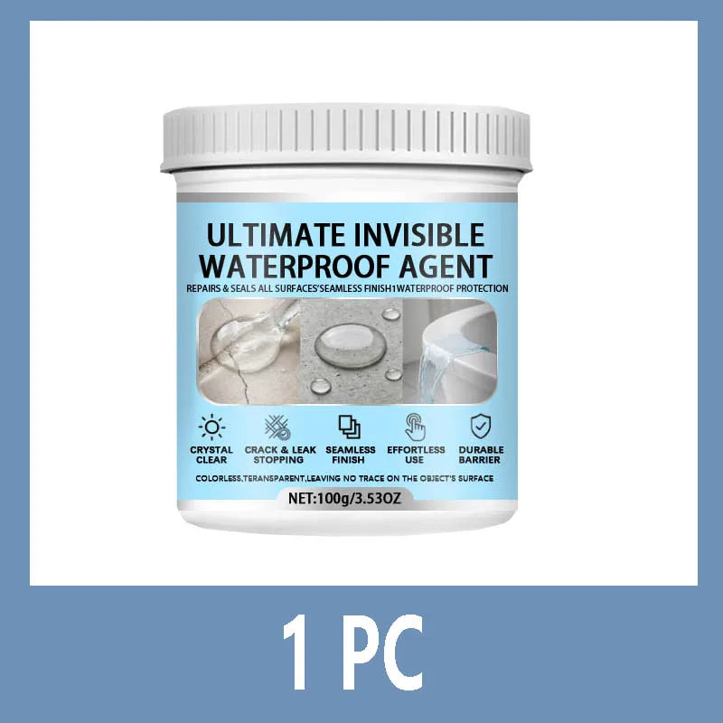 Clear Waterproof Sealant Coating, Invisible Leak Repair