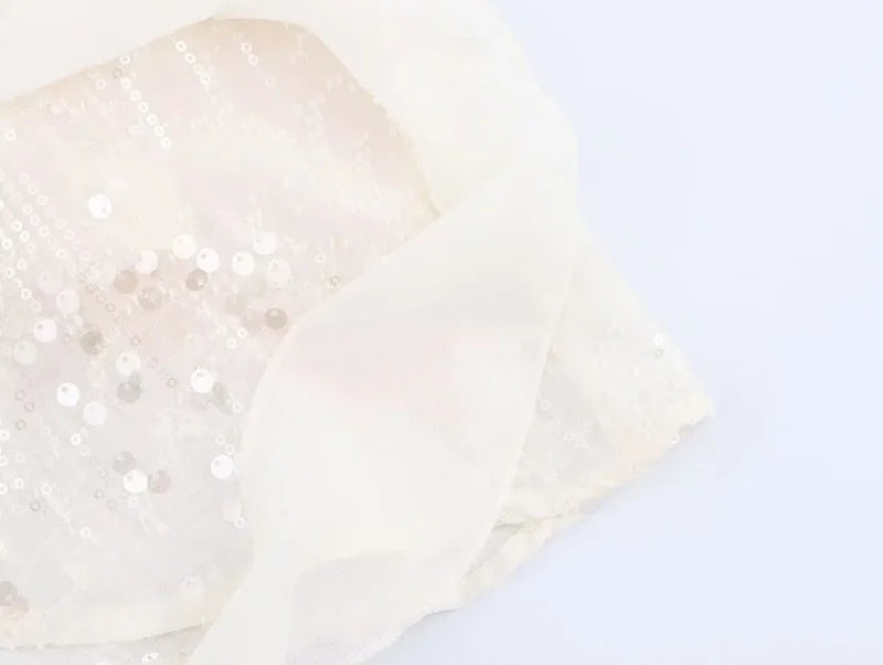 Sequin Slip Mini Party Dress – Backless Going-Out