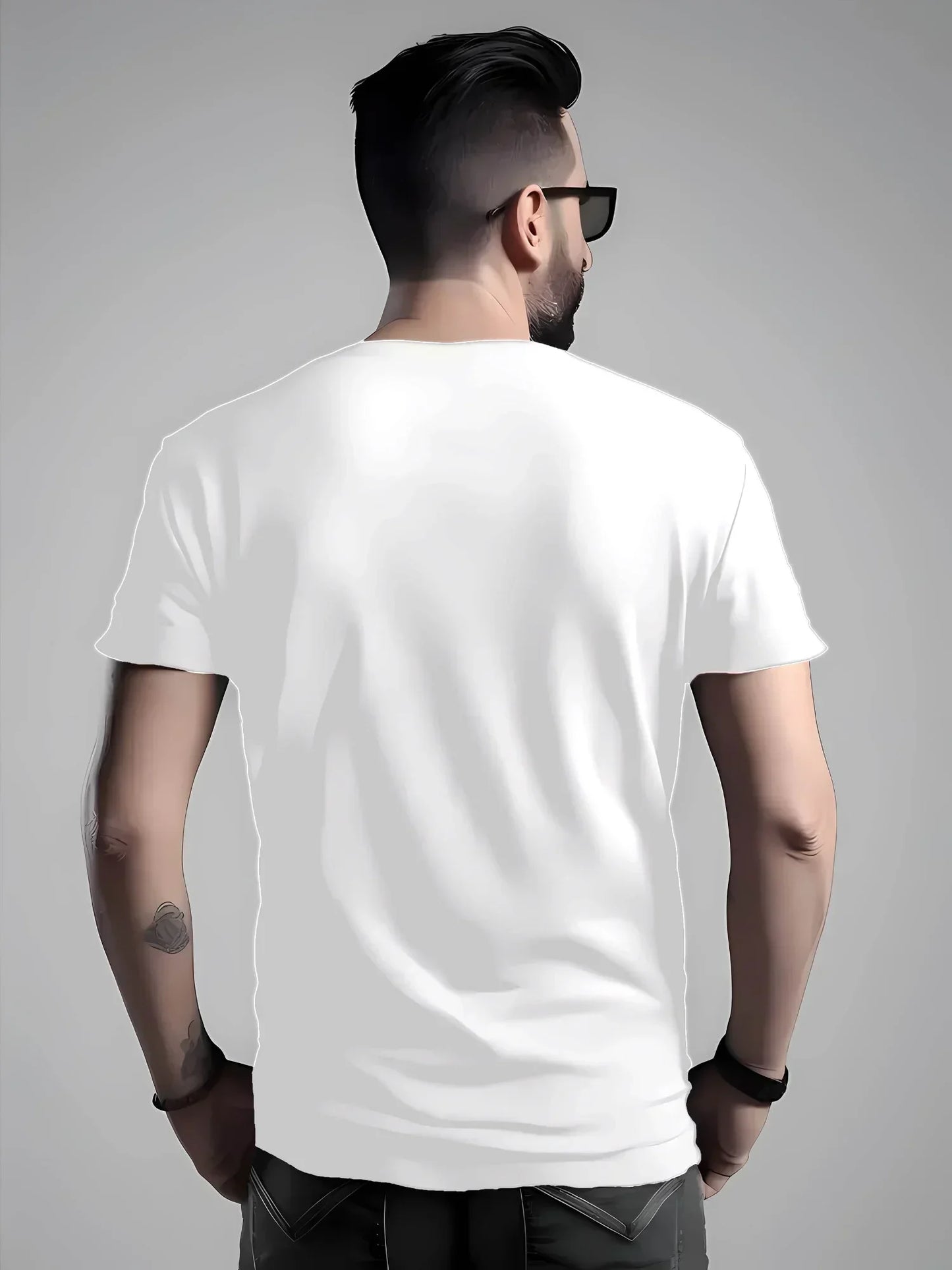 MMAlto Men's Luxury Letter Print T-Shirt – 100% Cotton Short Sleeve Crew Neck Tee | Casual Streetwear S–XXXL