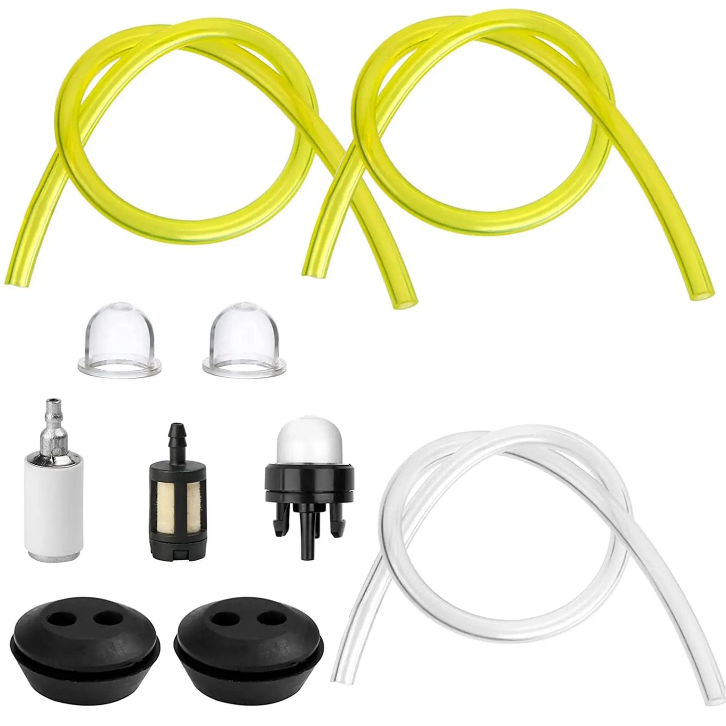 1Set Fuel Line Hose Fuel Filter 2mm/2.5mm/3mm Tube Fuel Primer-Bulb Garden Chainsaws Blowers Trimmers Lawn Mower Accessories