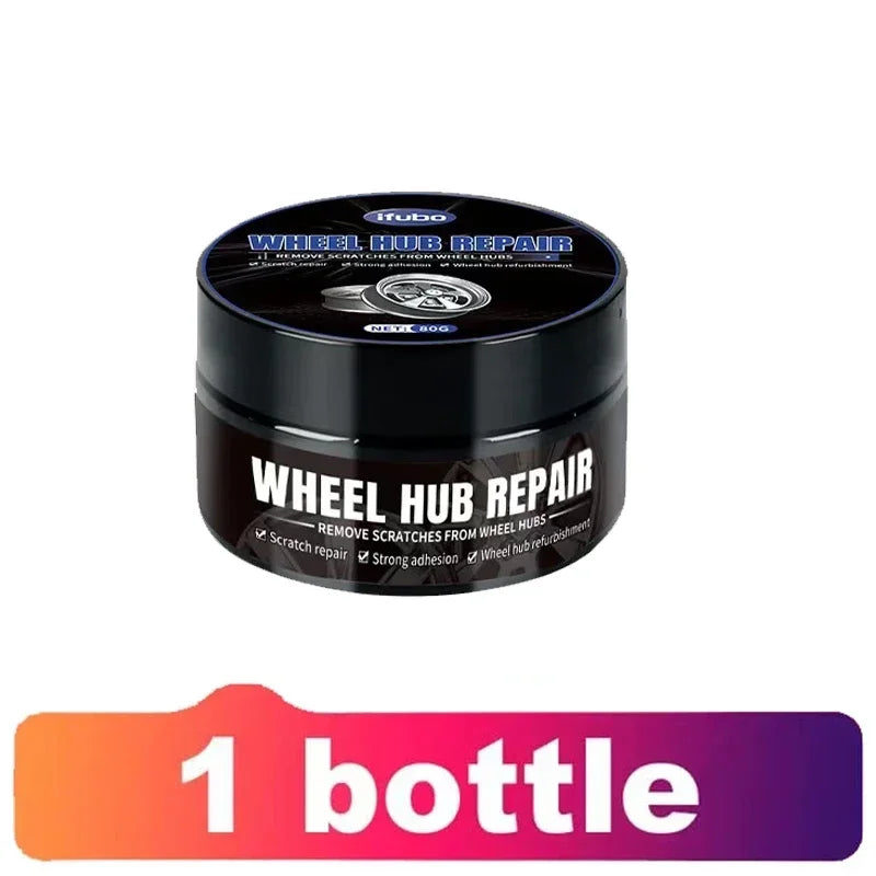 Wheel hub Scratch Repair wax - Automobile tire detail repair and deep conditioning, no residue