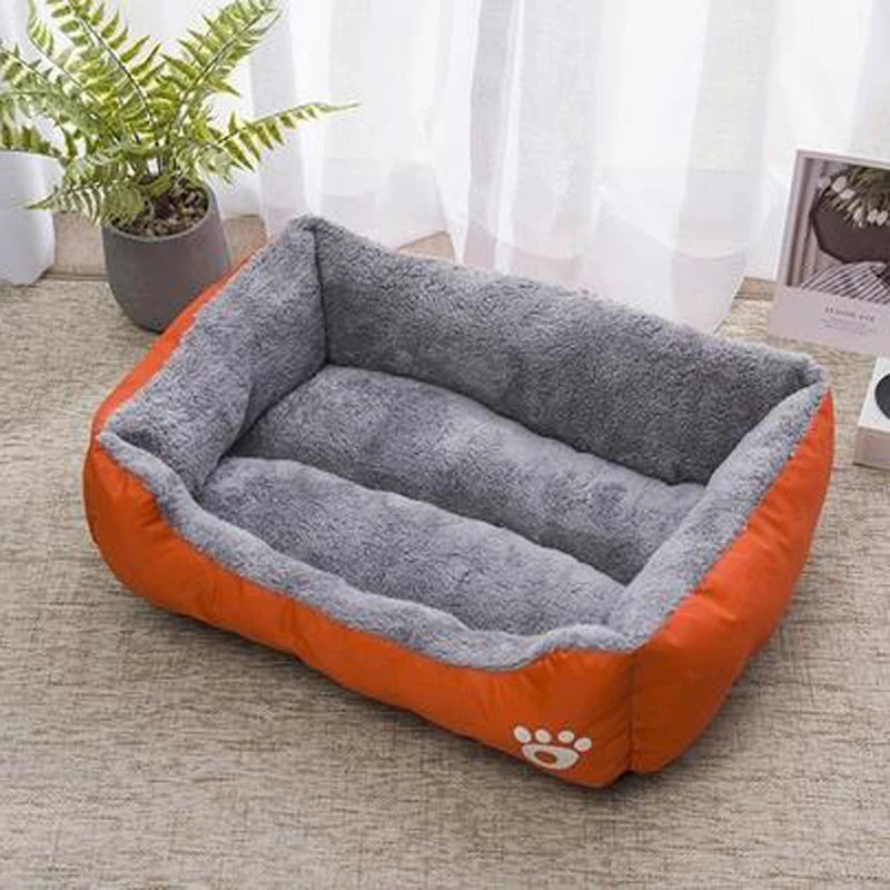 Plush Pet Sleeping Mat - Non-Slip Dog & Cat Bed, Black or Blue - photo 8