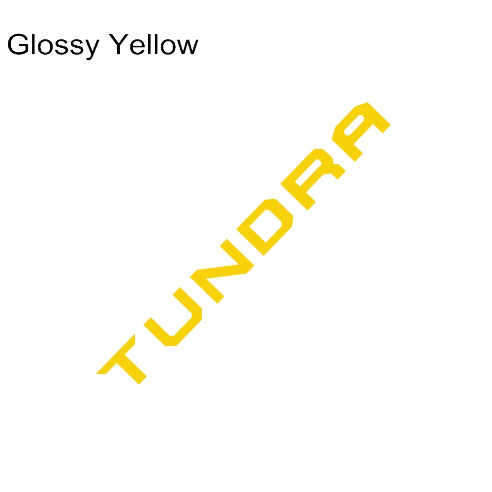 Pickup Tailgate Insert Indent Stickers For Toyota Tundra 2014-2019  Car Decor Decals Vinyl Letter Cover Auto Tuning Accessories