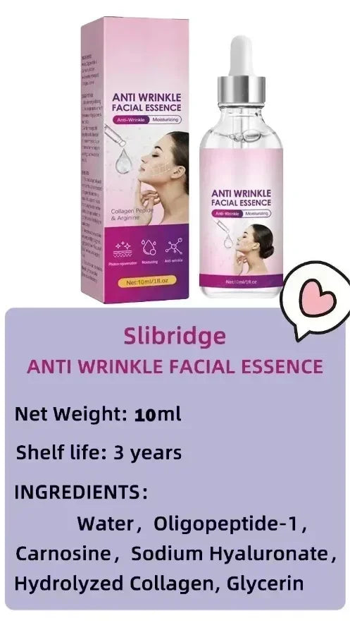 Instant Anti Wrinkle Aging Effect Remove Facial Wrinkles Fine Lines Around The Eyes Crow's Feet Neck Wrinkl Serum Facial