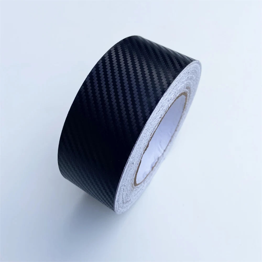 3/5/7/10CM Black Carbon Fiber Vinyl Racing Stripe Glossy Matte Vinyl Wrap Film Car Stickers For Car Hood Roof Decal