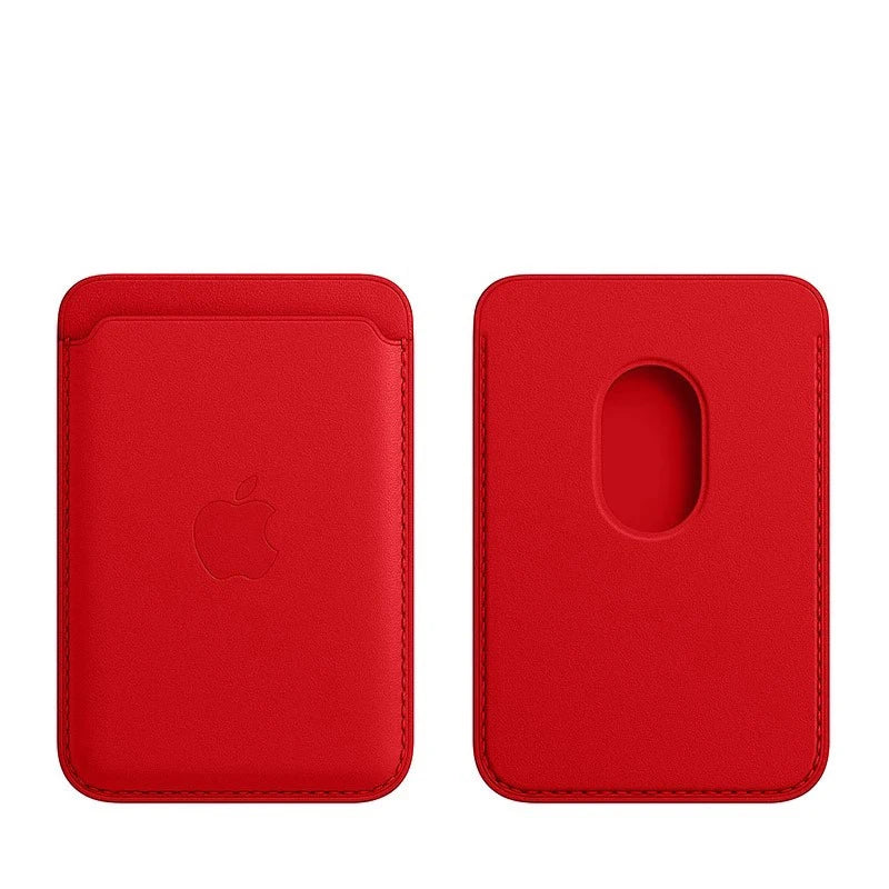 MagSafe Magnetic Wallet Card Holder – Leather Case for iPhone 17, 16, 15, 14, 13, 12 & Samsung