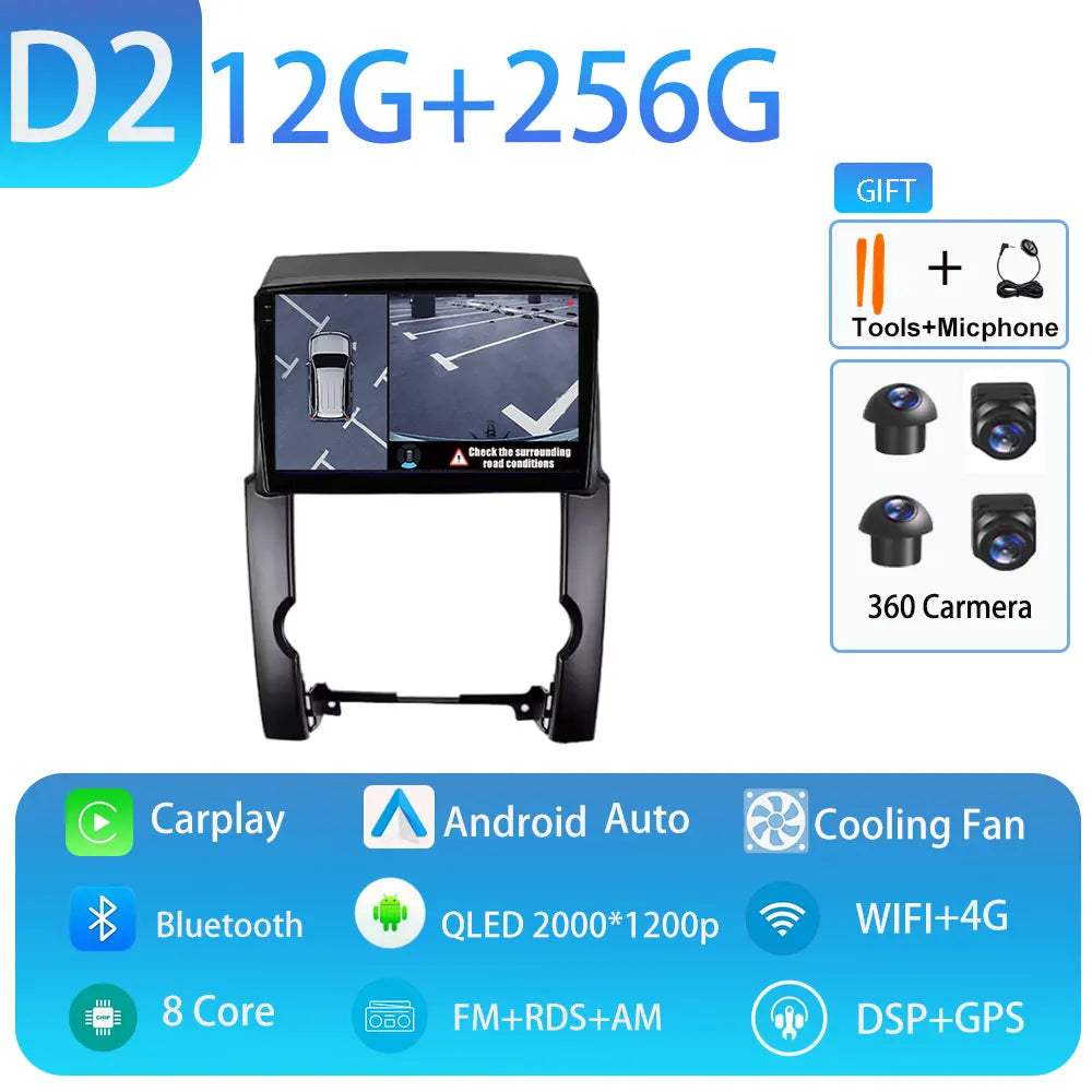 Android Car Stereo for Kia Sorento (2009–2012) — CarPlay, Android Auto, GPS, 4G, WiFi, Bluetooth