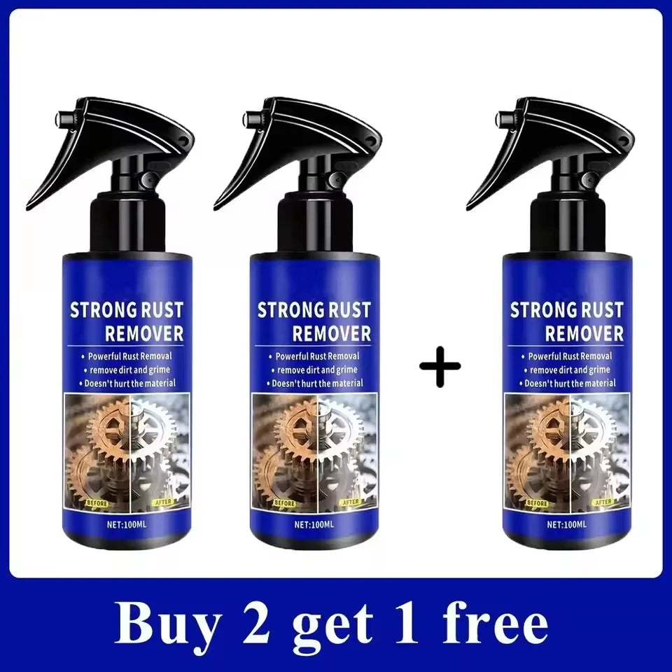 Automotive Car Rust Remover Spray Clean Metal Iron Quickly Auto Exhaust Pipe Rust Derusting Spray Stain Removal Agent