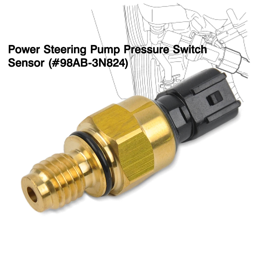 Power Steering Pump Pressure Switch Sensor for Ford 1076647 Focus MK1 MK2 C-MAX 98AB-3N824-DB Car Accessories