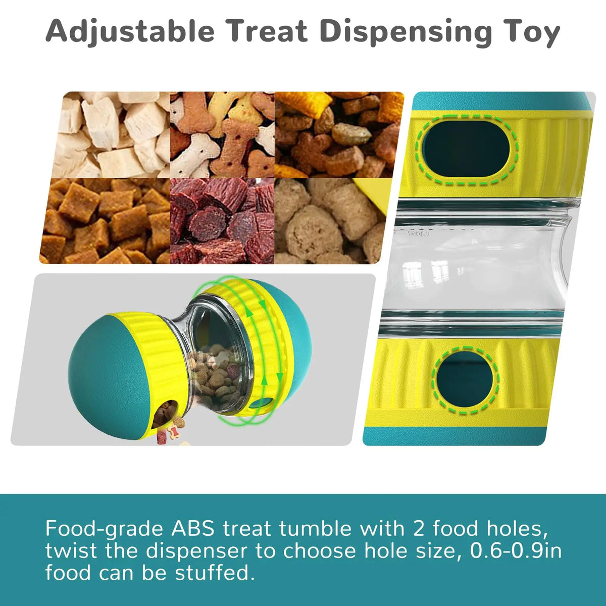 Rolling Track Dog Puzzle Ball - Treat-Dispensing Brain Game – photo 4