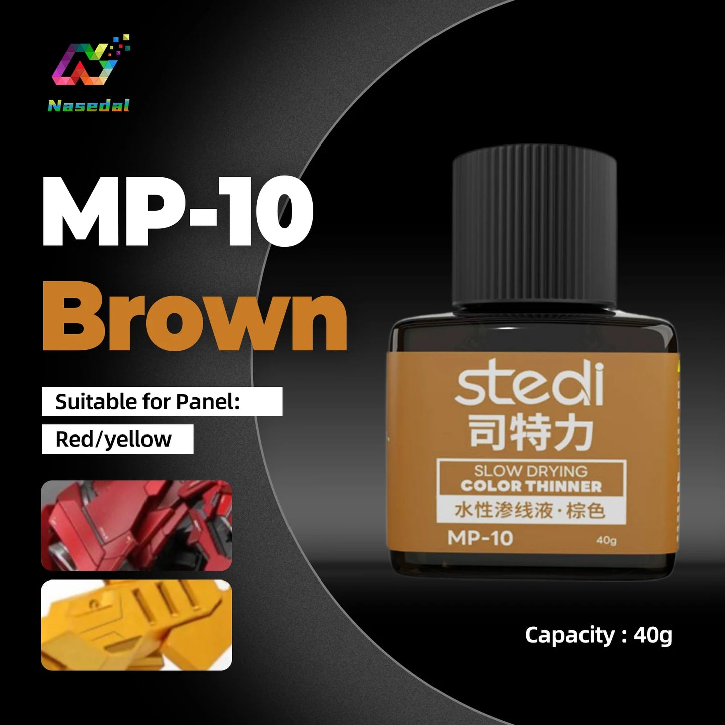 Stedi MP-07~MP-18 Weathering Acrylic Paints 40g for Gundam Military Models Panel Lining DIY Tools Kit DIY Crafting Supplies