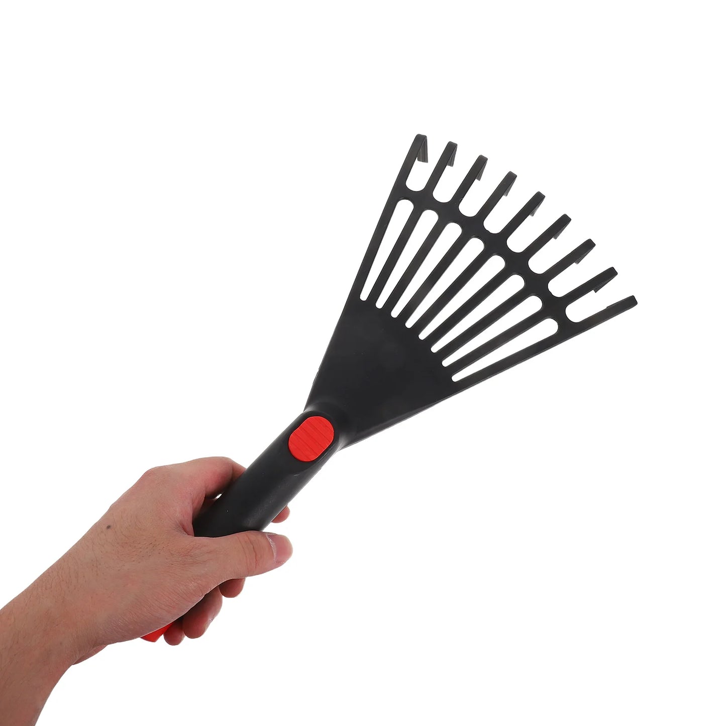 Plastic Garden Leaf Rake – Lightweight Wide Rake for Lawn & Leaf Cleaning