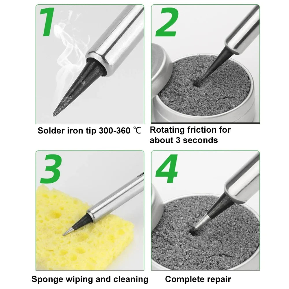 150-6G Soldering Iron Head Resurrection Paste Iron Tip Refresher Solder Cream Non-stick Tin Repair Tool Iron Head Cleaning Paste
