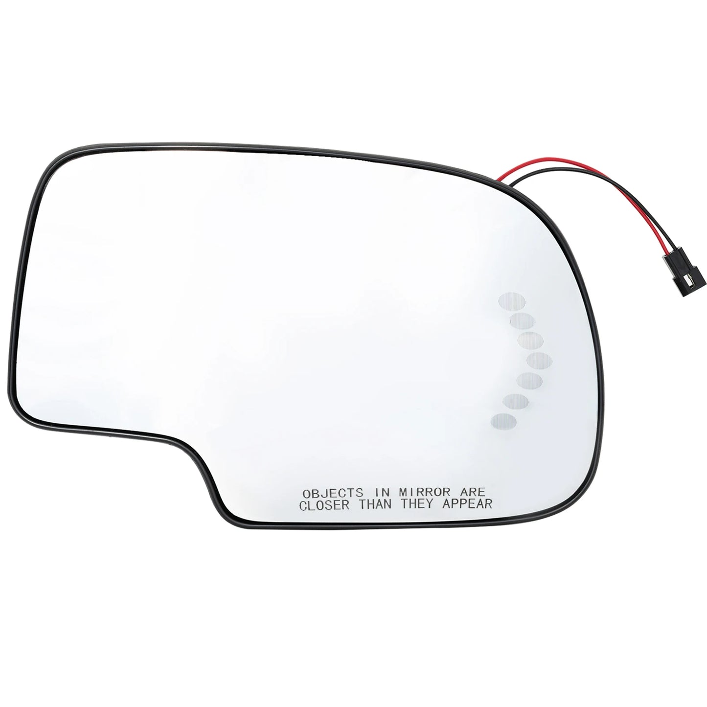 For GMC Sierra Chevy Silverado Cadillac 2003 2004 2005 2006 2007 Left Right Side Wing Mirror Glass Turn Signal Light Heated Clip