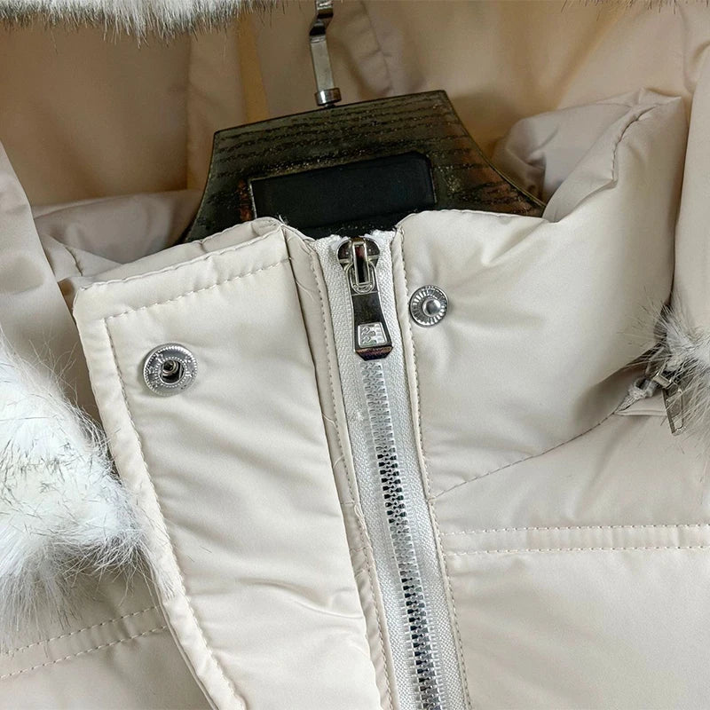 Girls Belted Hooded Parka - Mid-Length Plush Winter Coat, 5-12 Years - photo 5