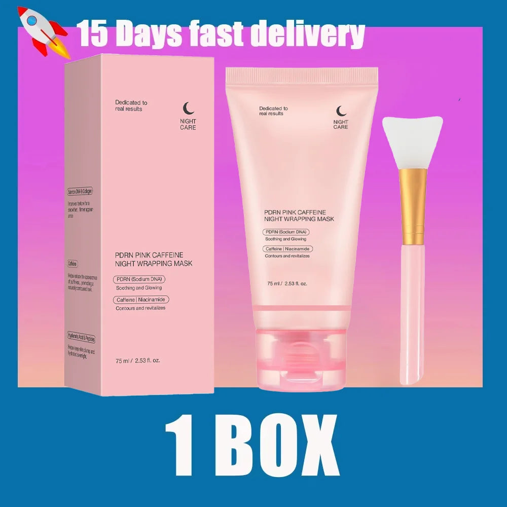 Korean Night Collagen Sleep Mask: Gently Firms, Reduces Puffiness for Refined Contours & Glass-Like Skin, women