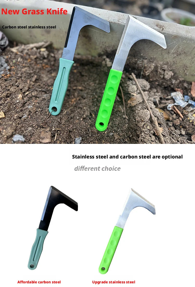 Weeding knife，gardening rake for root pulling,  root removal, crevice weeding， loosening soil and digging wild vegetables