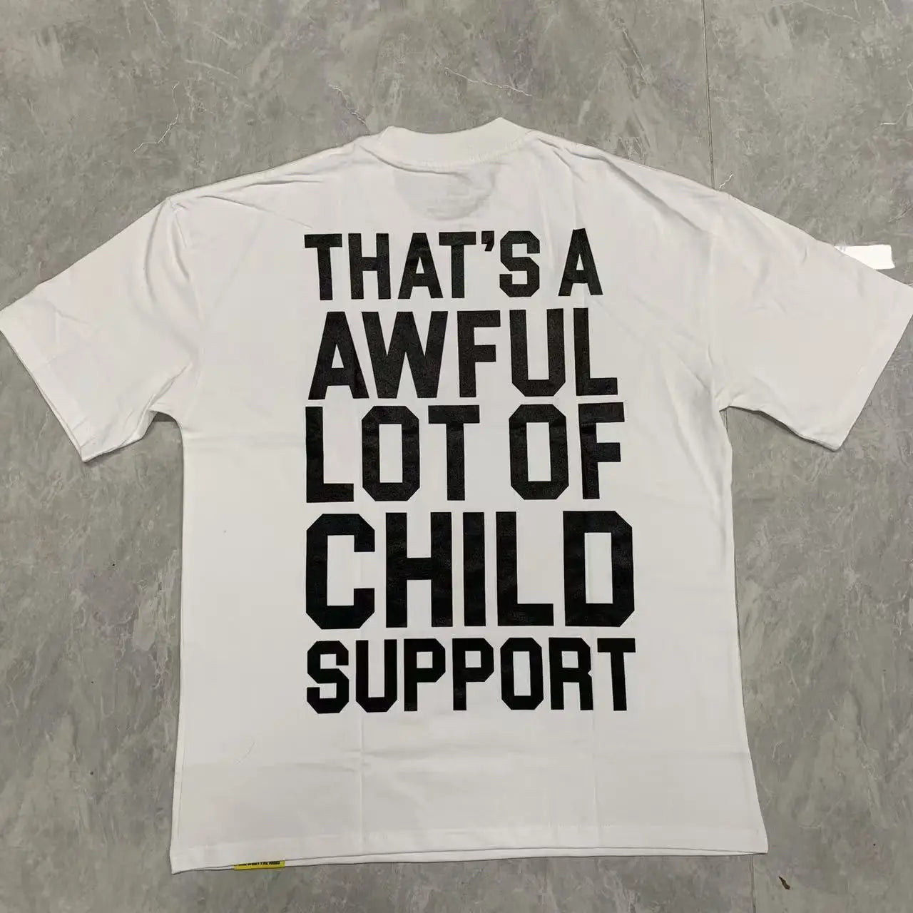 That's A Awful Lot of Cough Syrup Short Sleeve American Street Pop Hip-hop Cartoon Pattern Print Tops COUGH SYRUP T-shirt