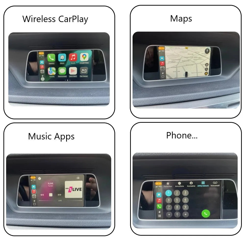 IManAuto Wireless CarPlay Adapter Module for Mercedes Benz A B C CLS GLA GLK SLK ML GL NTG4.5/4.7 NTG5.0 System Android Auto