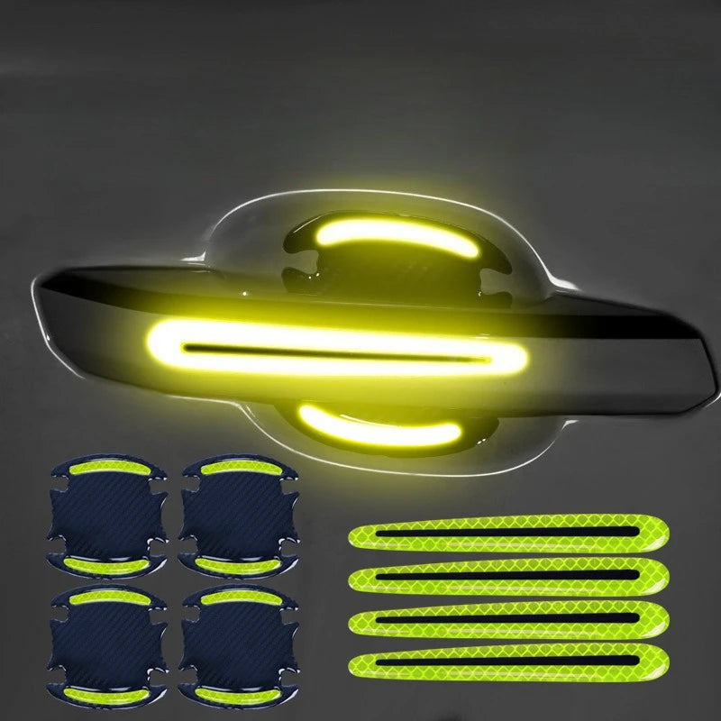 8Pcs Car Door Handle Protective Film – Anti-Scratch Transparent Paint Protection Stickers