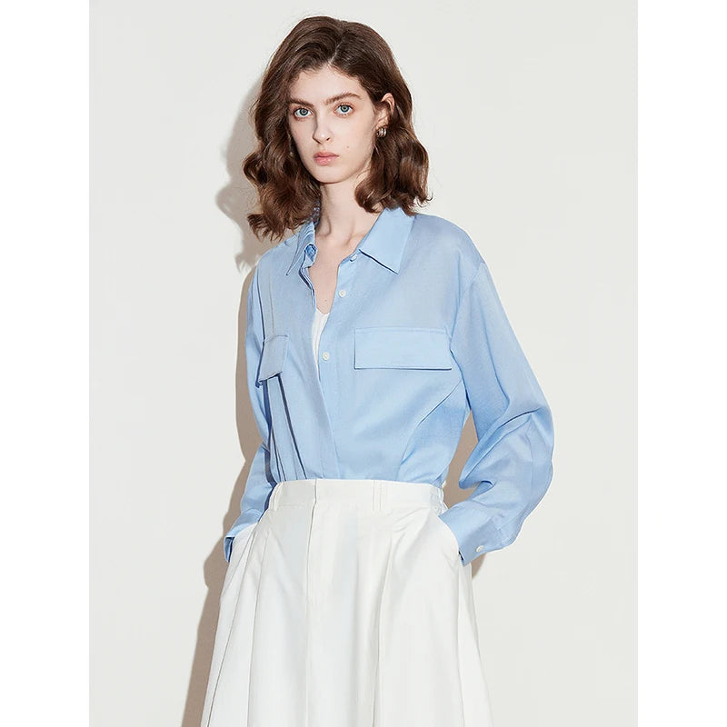 TOYOUTH Women Blouse Shirt 2025 Spring New Shirt 8512008