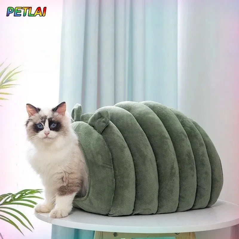 Cat Nest Bed Mat for Winter and Autumn Cozy Sleep House with Warm, Safe, Breathable Large Space Nest Soft Cushion for Pet Catter