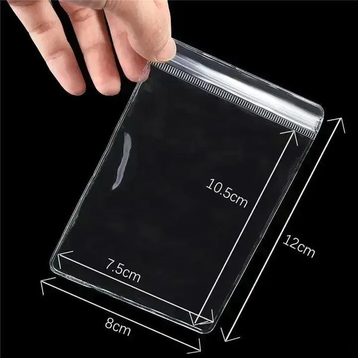 Wholesale PVC Self Sealed Bags for Jewelry Earrings Necklace Rings Storage Package Bag Organizer Dust-proof Anti-oxidation Pouch
