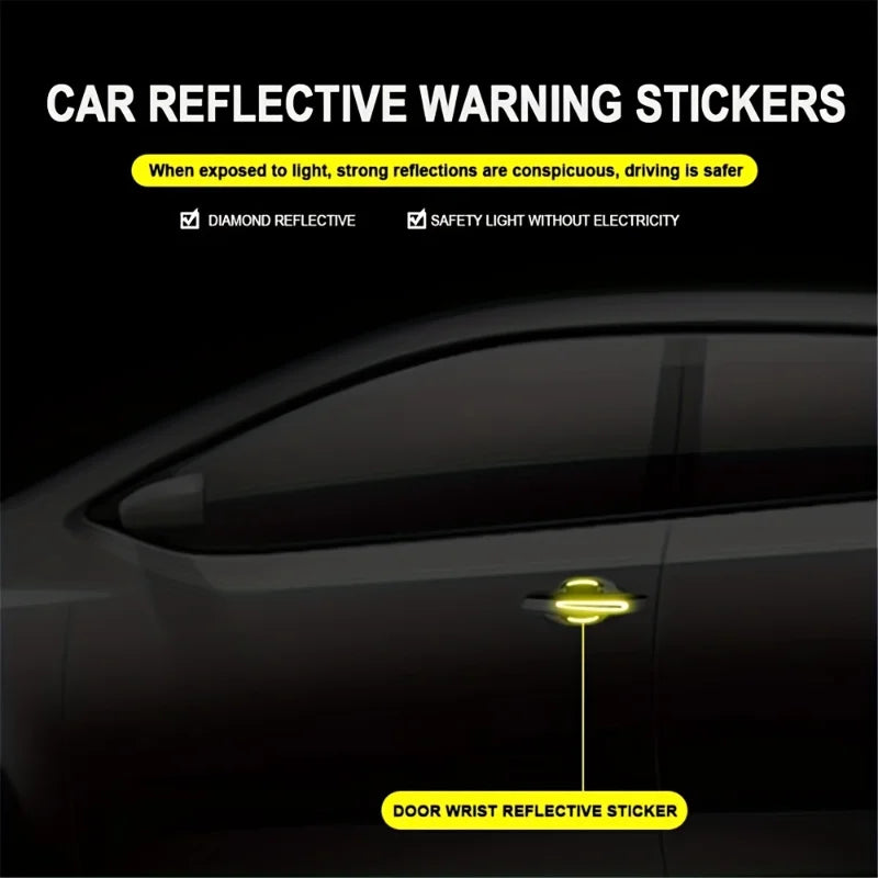 8Pcs Car Door Handle Protective Film – Anti-Scratch Transparent Paint Protection Stickers