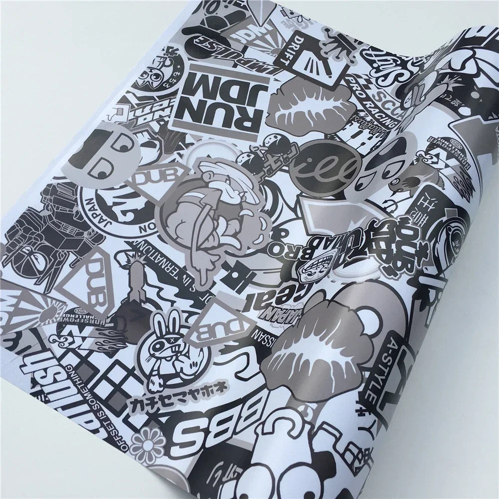 Arctic Snow Camo Vinyl Film Car Wrap Camouflage Vinyl Wrapping Car Sticker Bike Console Computer Laptop Skin Scooter Motorcycle