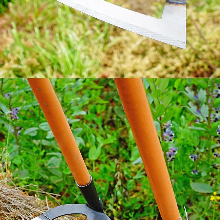 Manganese Steel Weeding Hoe — Handheld Hollow Garden Hoe 14–26cm