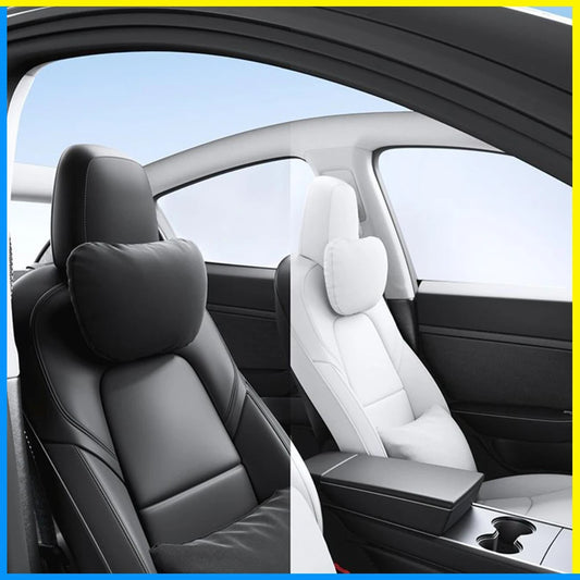 Tesla Car Headrest Neck Pillow – Head & Neck Support for Model 3, S, X, Y & Juniper