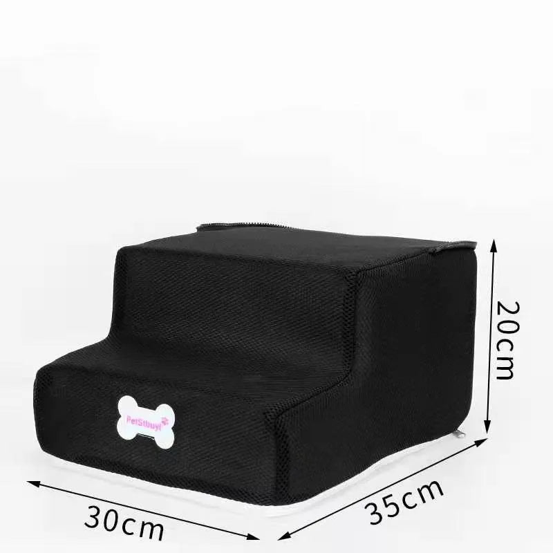Hot Dog House-Style 3-Step Pet Stairs - Anti-Slip – photo 10