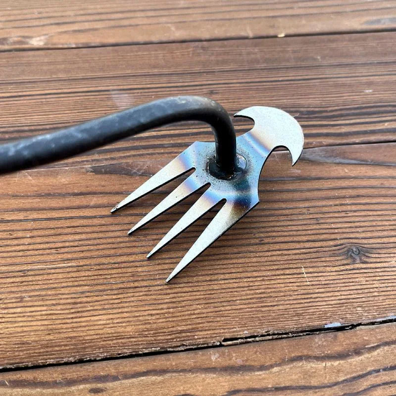 Manganese Steel Garden Hoe — Weeding & Soil-Loosening Hand Tool