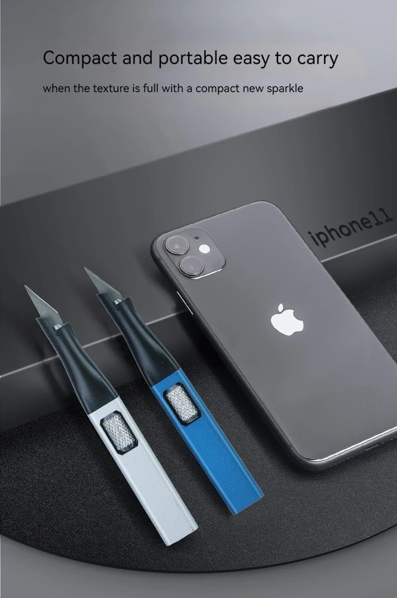 DIY Pen Carving Knife | Comes with 5 Interchangeable Horseshoe Art Blades