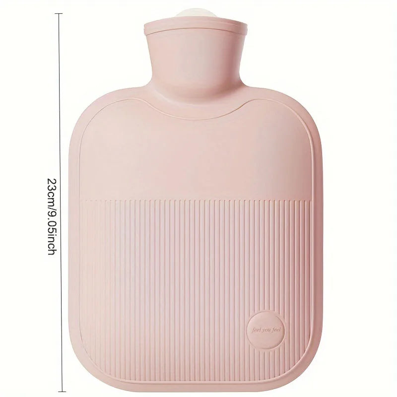 1000ml Hot Water Bottle with Soft Cloth Cover - Non-Slip Grip Warmer - photo 3